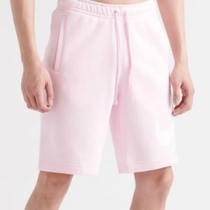 Pink Nike Club Shorts